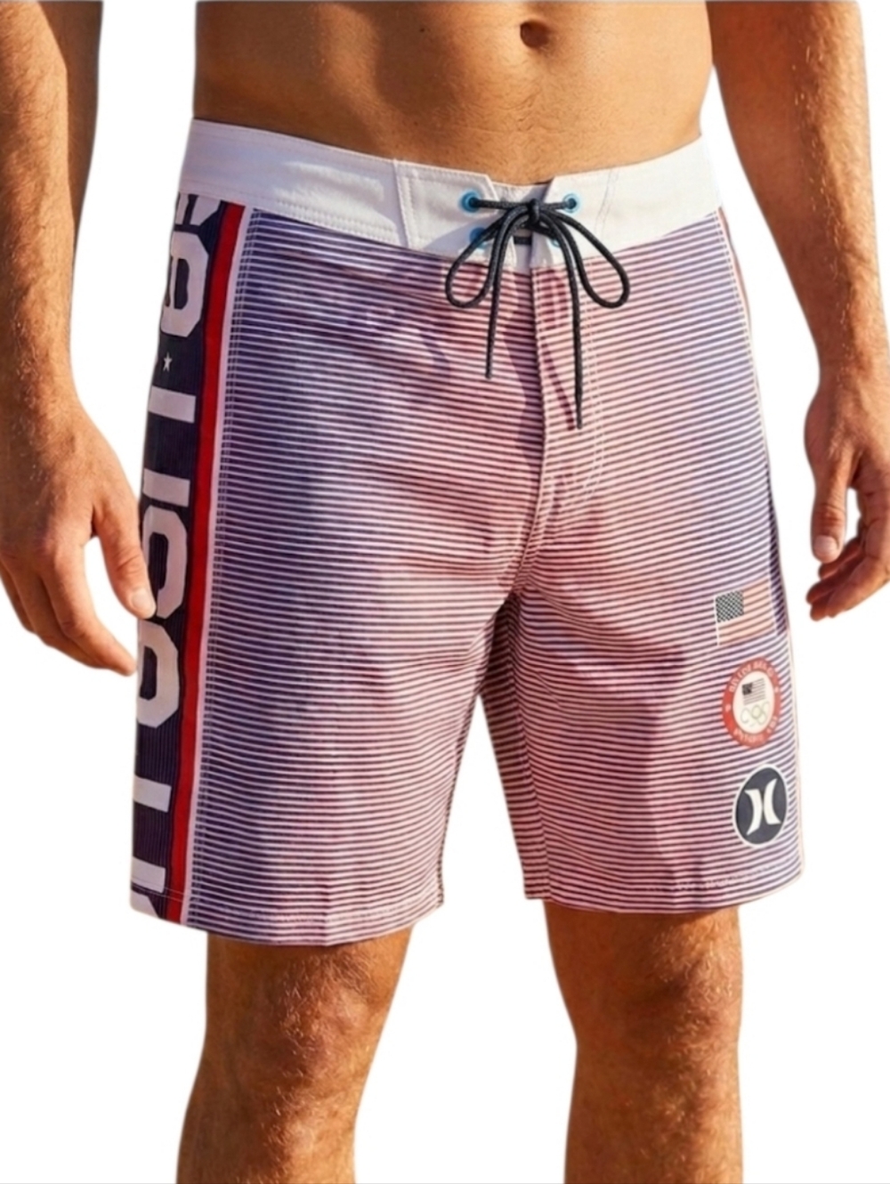 Hurley Phantom Board Shorts USA Olympic Team Swim Trunks Mens Size 30